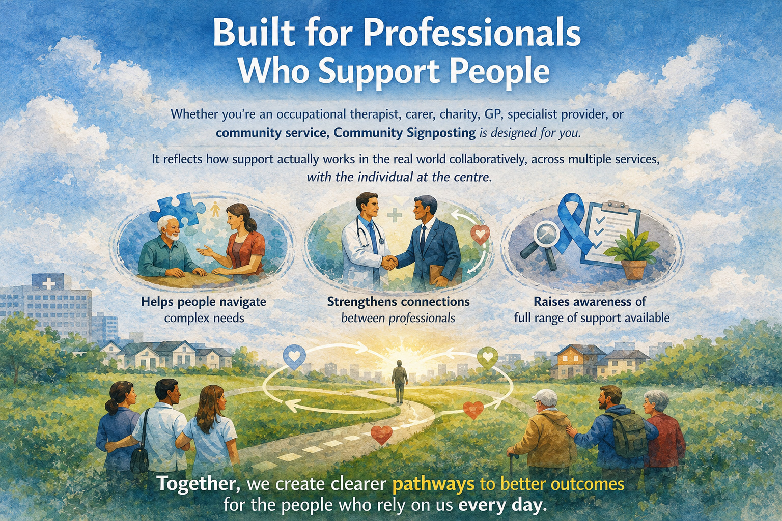 Signposting Built for Community Professionals