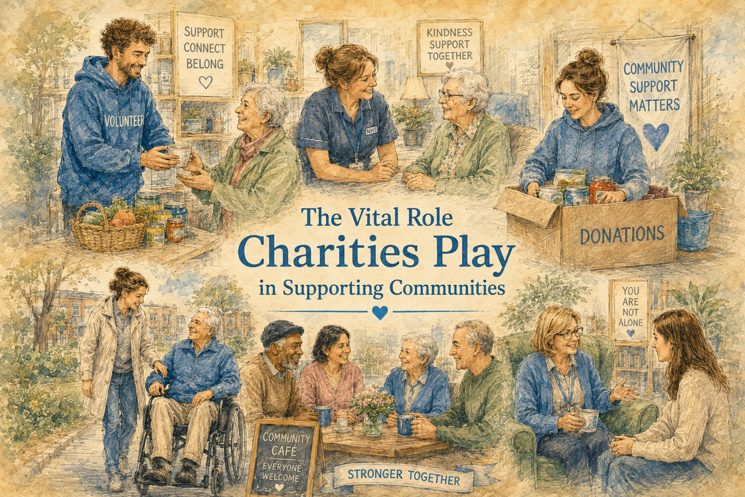 Charities play a vital role in supporting and strengthening communities